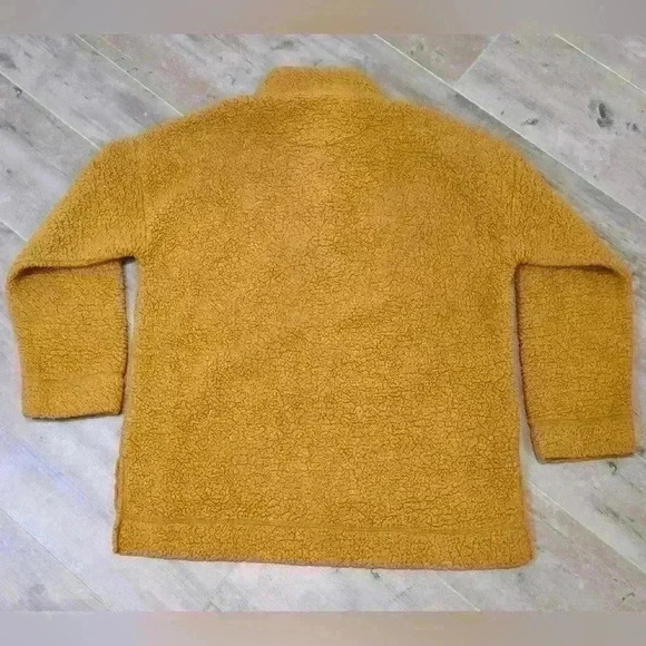 Aerie Sherpa Fleece Teddy 3/4 Button-Up Sweater. - Picture 8 of 11